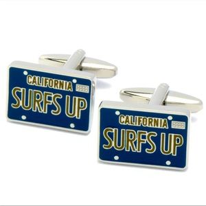 🌴 California License Plate Cufflinks ☀️